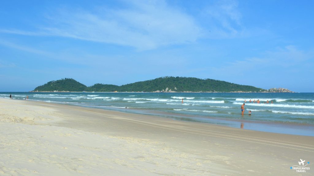 Vista da Praia do Campeche para sua ilha
