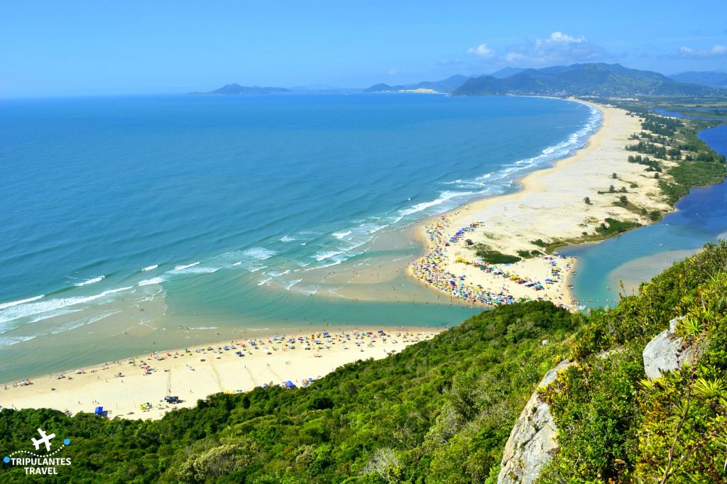 Morro do Urubu na Guarda do Embaú - Vista sensacional para a Praia da Guarda do Embaú para as outras praias da região