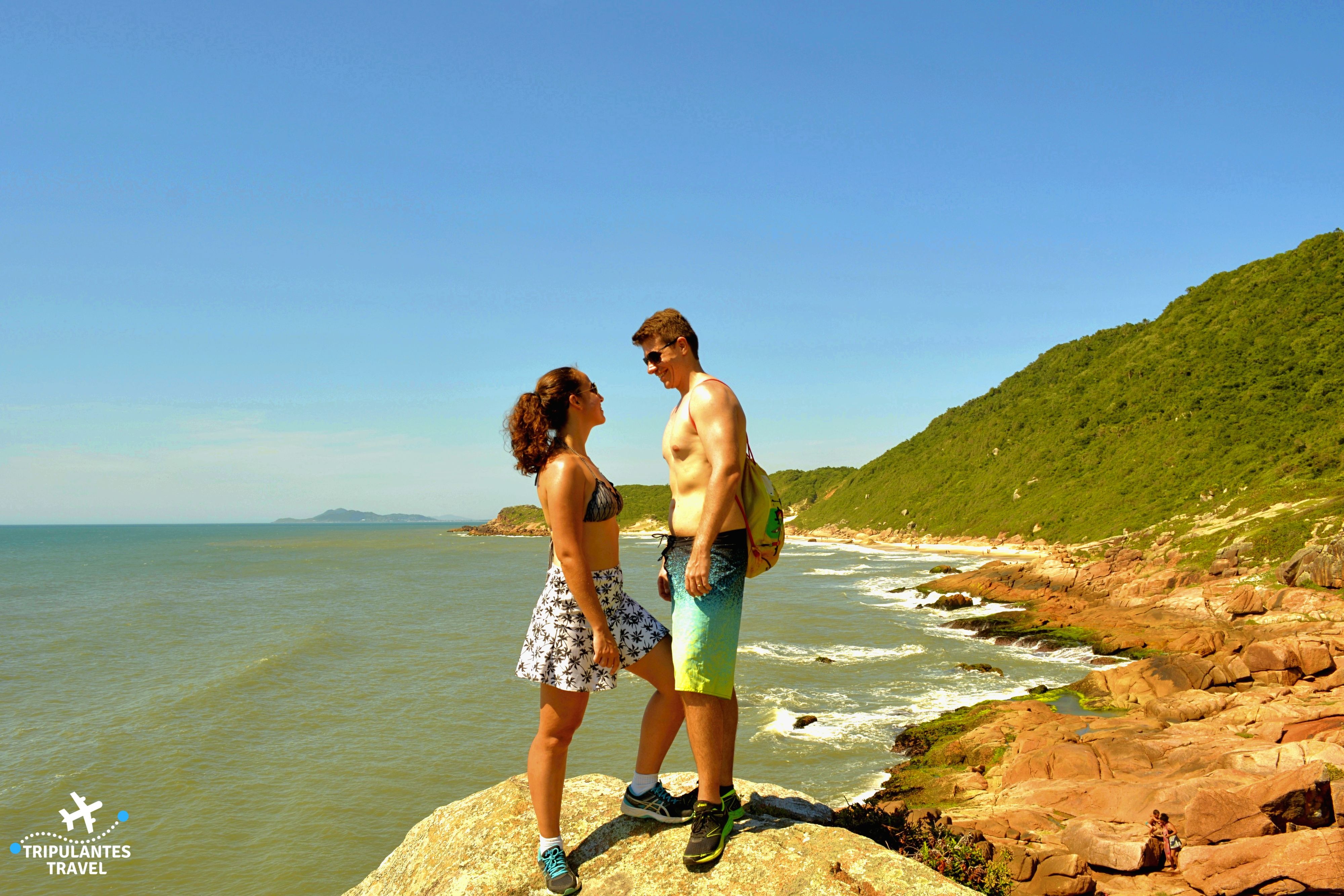 Vista estratégica que pega toda a orla da Praia da Prainha