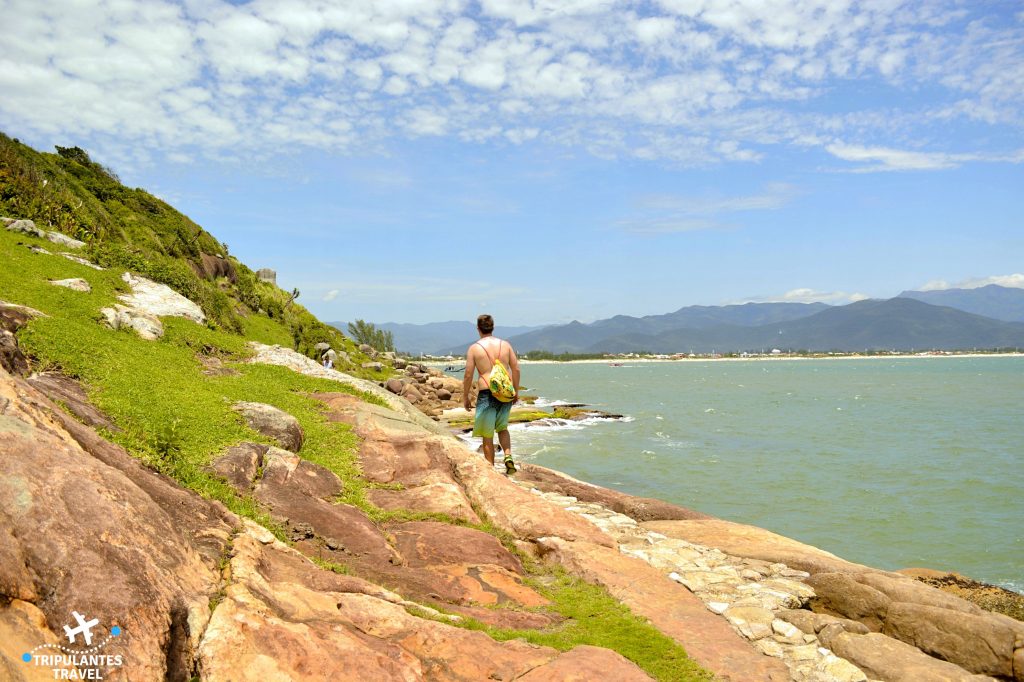 Trilha da Guarda do Embaú à Pinheira - Trilha pela costa para a Praia de Baixo