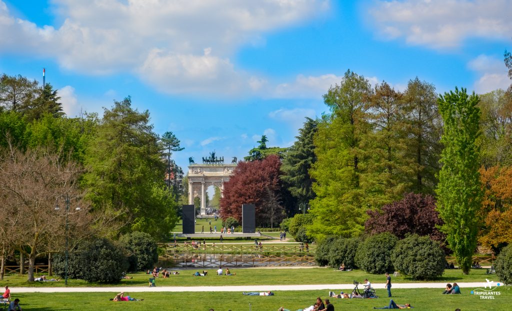 Parque Sempione em Milão