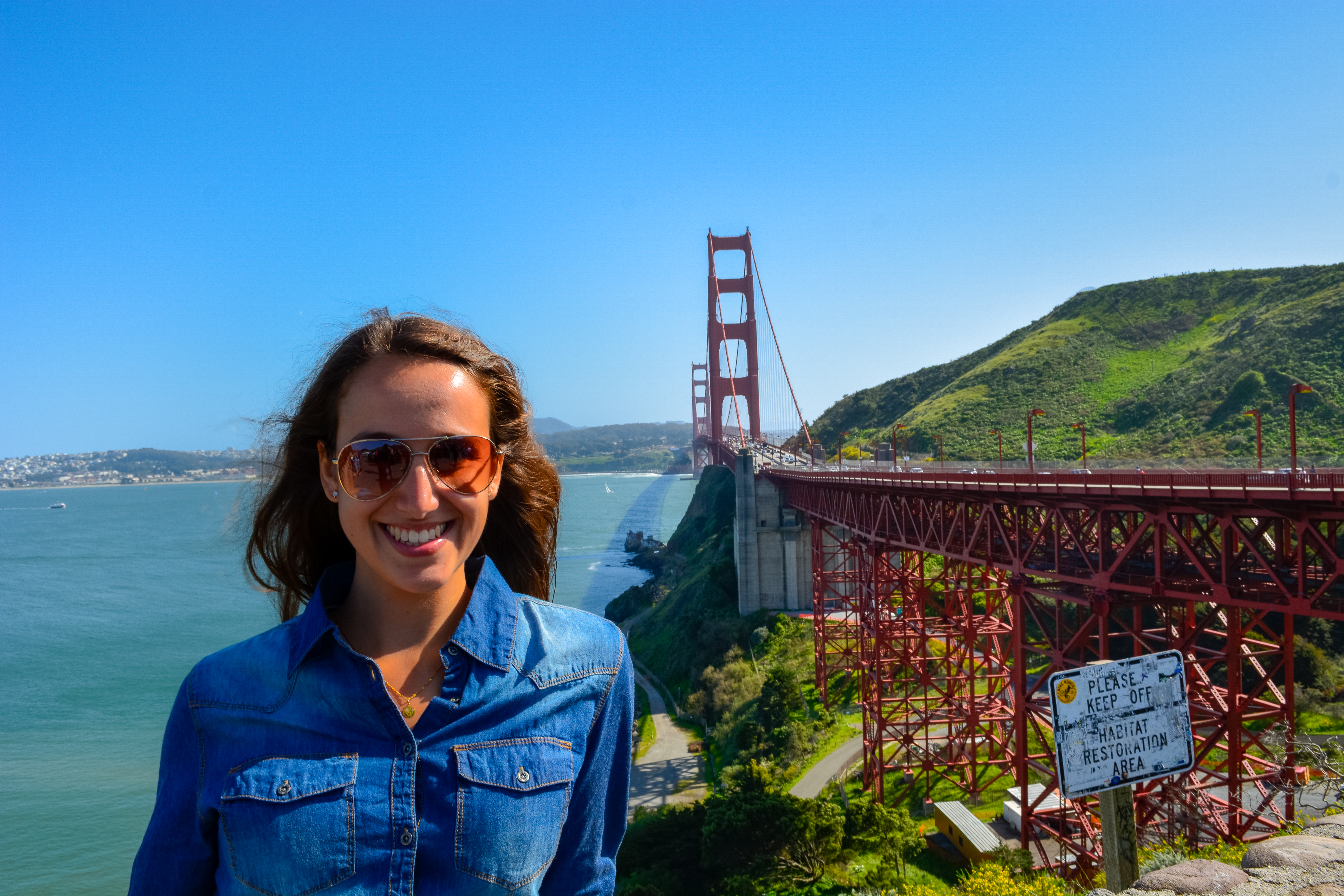 Golden Gate e uma das suas incríveis visuais