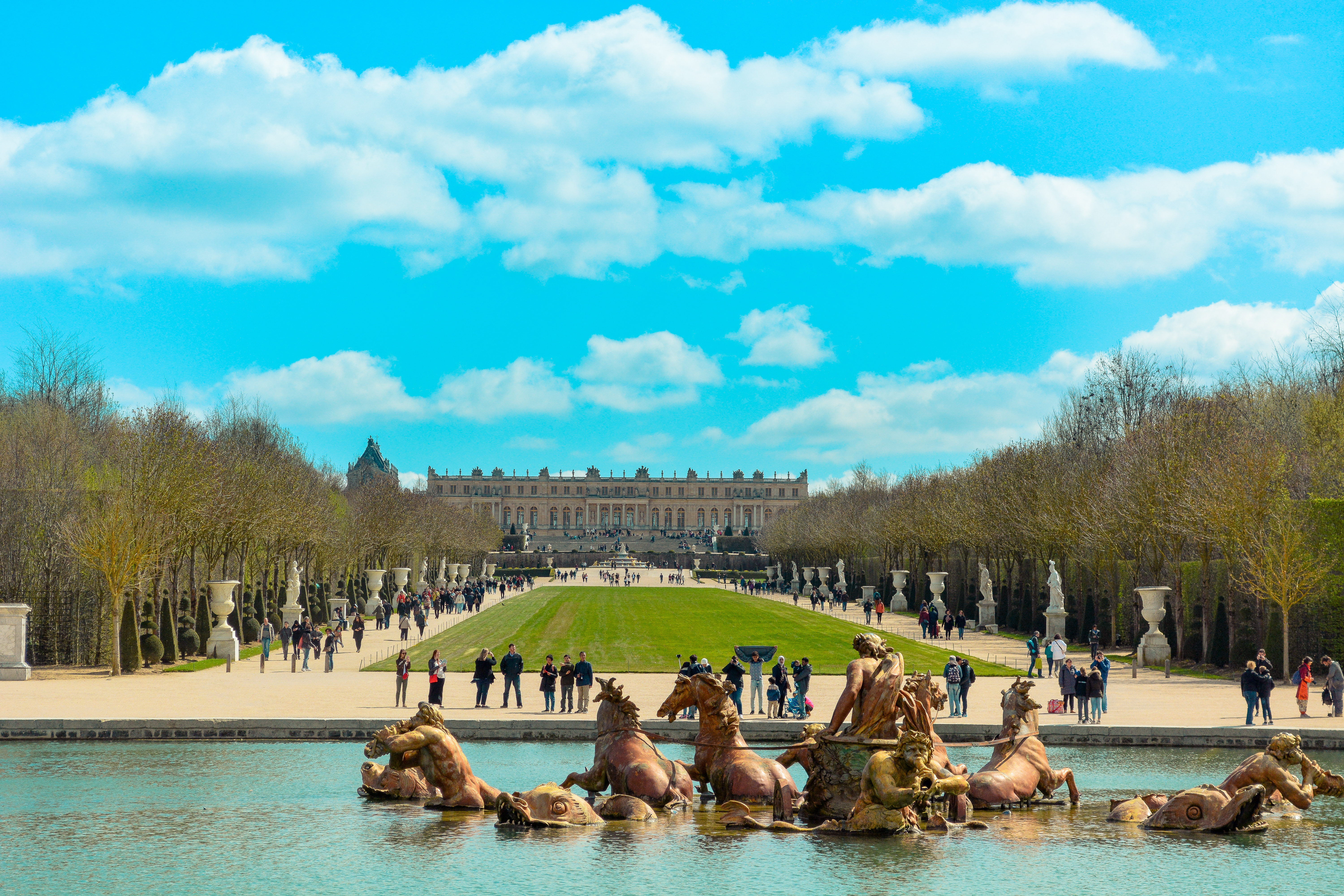 Palácio visto dos jardins