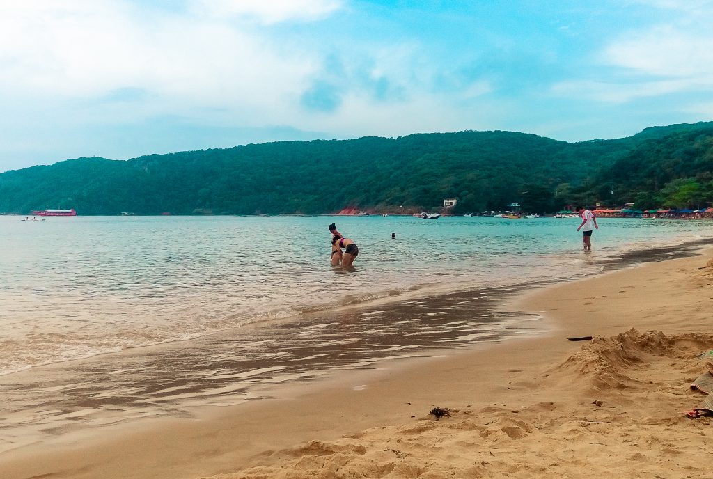 Praia da Tartaruga ao entardecer