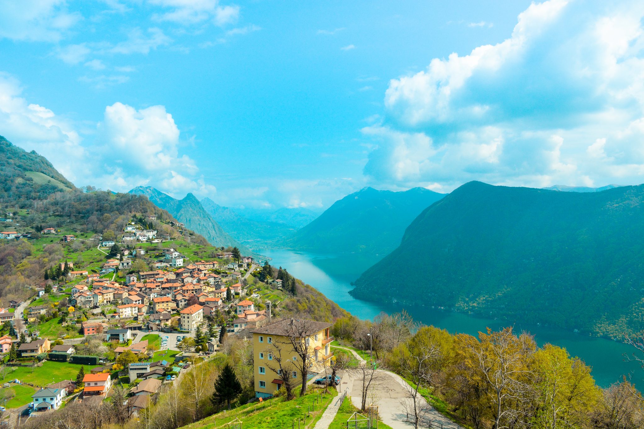 Lugano e suas paisagens de tirar o fôlego