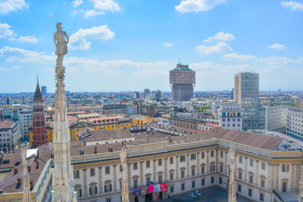 Milão vista do Duomo